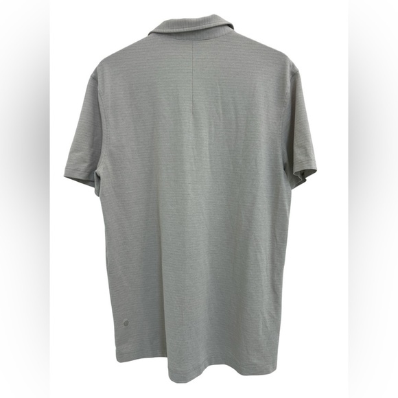 Lululemon Evolution Men's Gray Polo Shirt - Picture 4 of 6